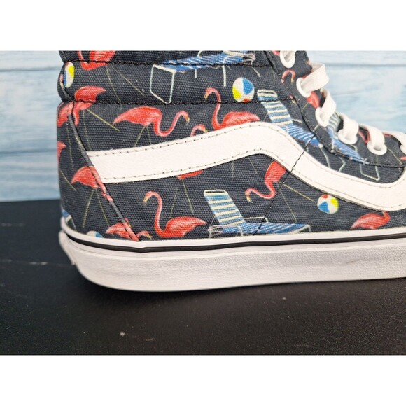 Vans Sk8-Hi Flamingo Beach High Top Skate Shoes Sz 11.5 main image 12